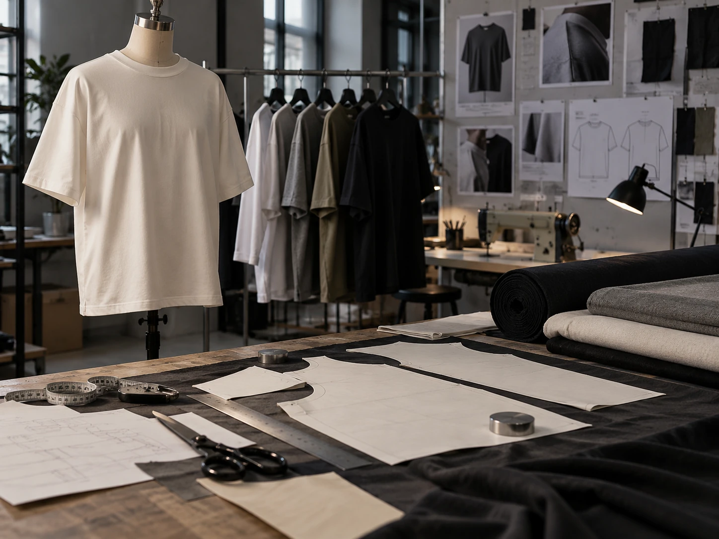 Oversized T-shirt pattern and fit development