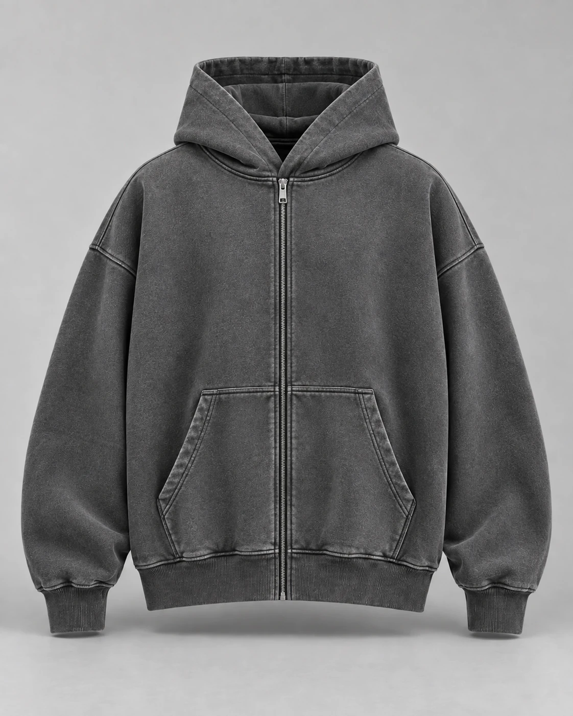 Oversized Drop-Shoulder Hoodie